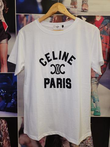 Print Cotton Lycra CEL T-Shirt