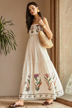 Swing Print Bandeau Cami Boho Dress