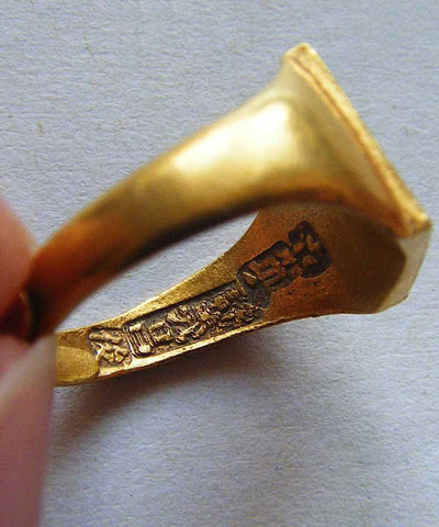 Anillos dorados de plata esterlina para mujer 