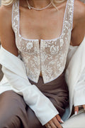 Lace Cami Top Sexy Elegant Sleeveless Cami Top