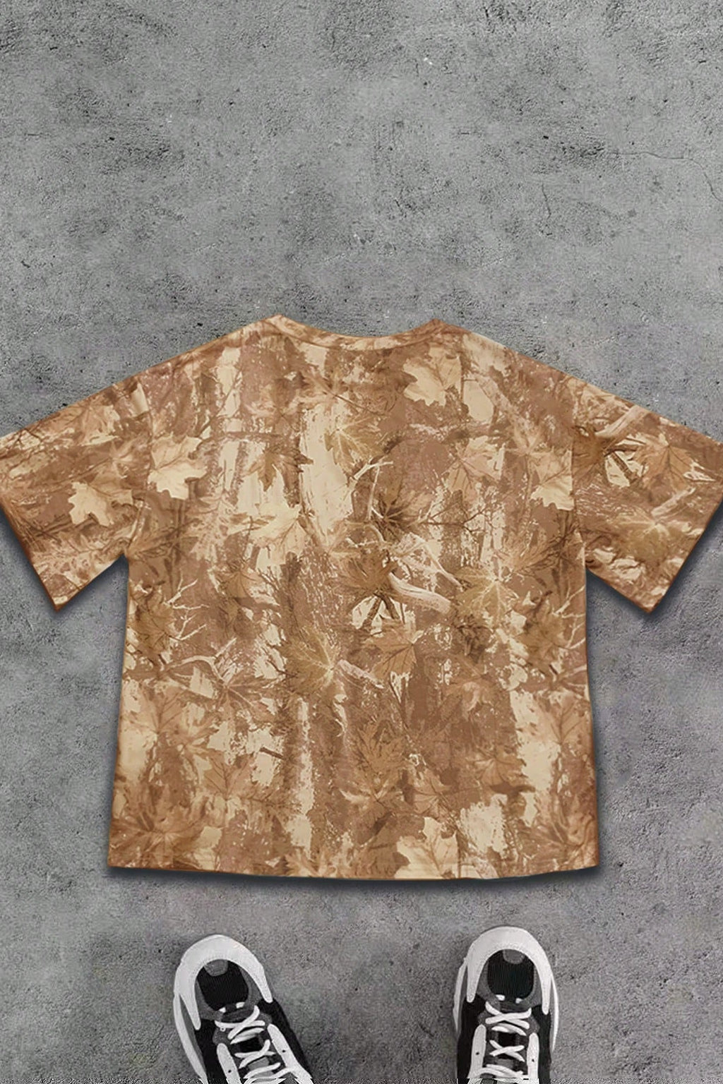 Printed Loose Round Neck T-shirt