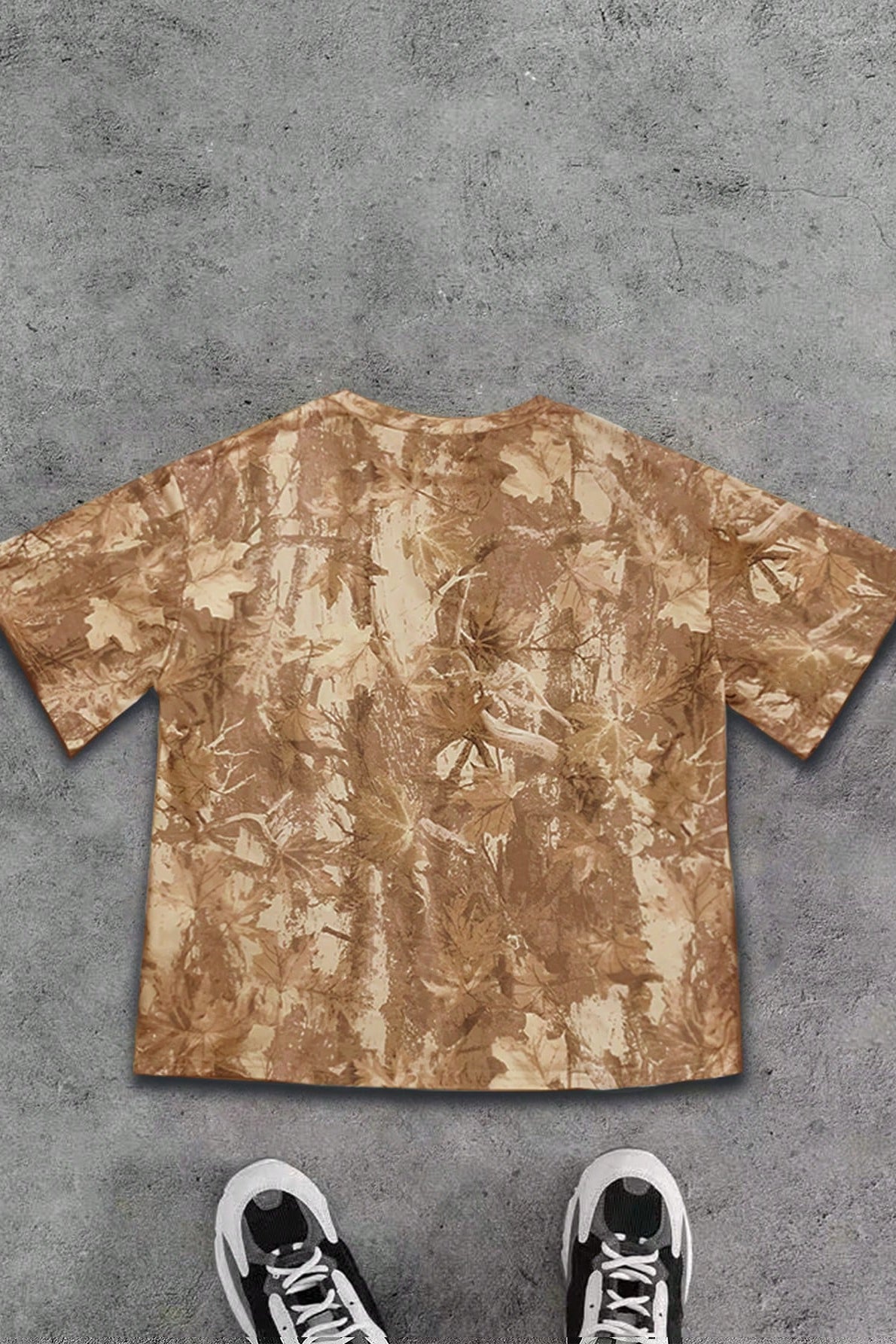 Printed Loose Round Neck T-shirt