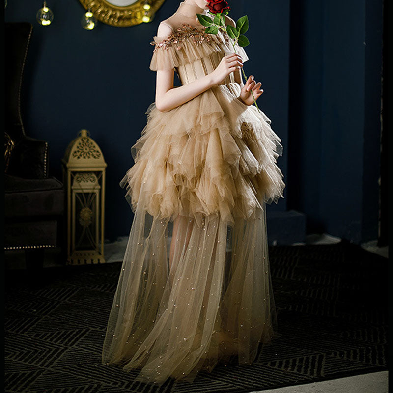Blumenmädchenkleid, Kinderkommunion, elegantes Festkleid, Barock-Prinzessinnenkleid 