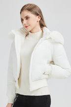 Short Waist Slim Puffer Coat