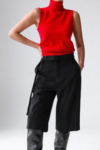 Slim Turtleneck Knit Top