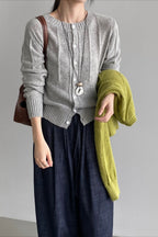 Atmospheric Wool Knit Cardigan