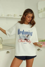 Casual Fashion Print Cotton T-shirt