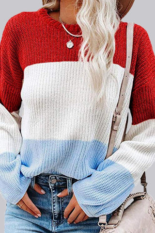 Modische, einfarbige Oberteile mit geteiltem O-Ausschnitt (4 Farben) 