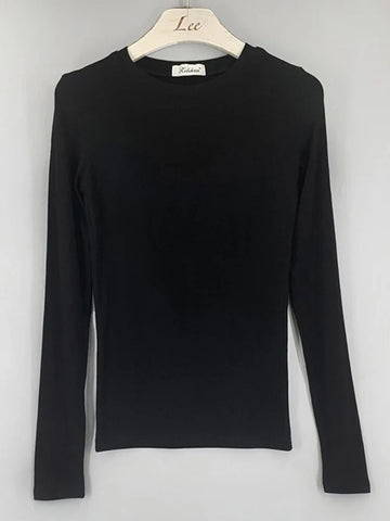 Good Quality T Shirt Korean Style Slim T-shirts 2024 Sexy Tshirts Cotton Long Sleeve Summer Casual Women Tops Tee Shirt Femme