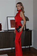 Backless Sleeveless Slim Maxi Dress