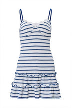 Striped Color Block Cami Hot Girl Mini Dress
