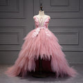 Sommerkleid für Mädchen, luxuriös, mit Schwanenschwanz, Prinzessinnenkleid, Festkleid, Kommunionkleid 