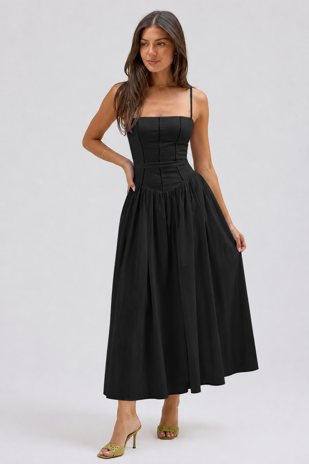 Cami Slim Fit Elegant Maxi Dress