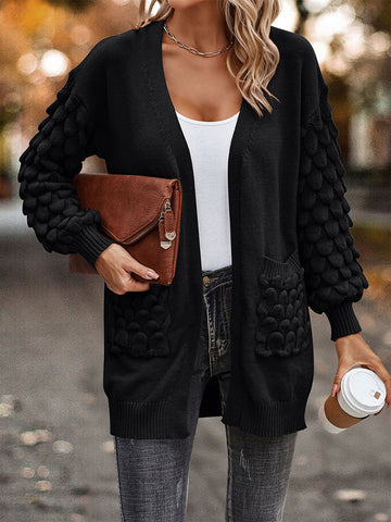 Cárdigan ligero de punto TARUXY para mujer, abrigo ajustado de verano con cuello en V y manga larga, cárdigan informal rosa para otoño, novedad de 2023 