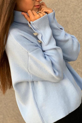 Lässiges, solides Patchwork-Oberteil mit Umlegekragen (2 Farben) 