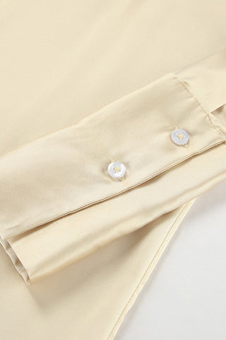 Sexy Blusen mit einfarbigen Knöpfen und Umlegekragen 