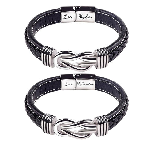 Pulsera Familiar Unida para Siempre - Para Hijo y Nieto 