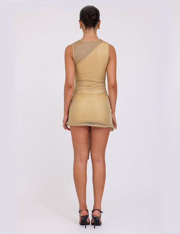 Miranda Sleeveless Cut Out Mini Dress