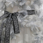 Kommunionkleid für Mädchen, luxuriöses Partykleid, flauschiges, formelles Prinzessinnenkleid mit vielen Blütenblättern für Babys 