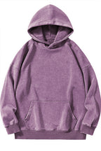 Retro Washed Oversized Pullover Hoodie