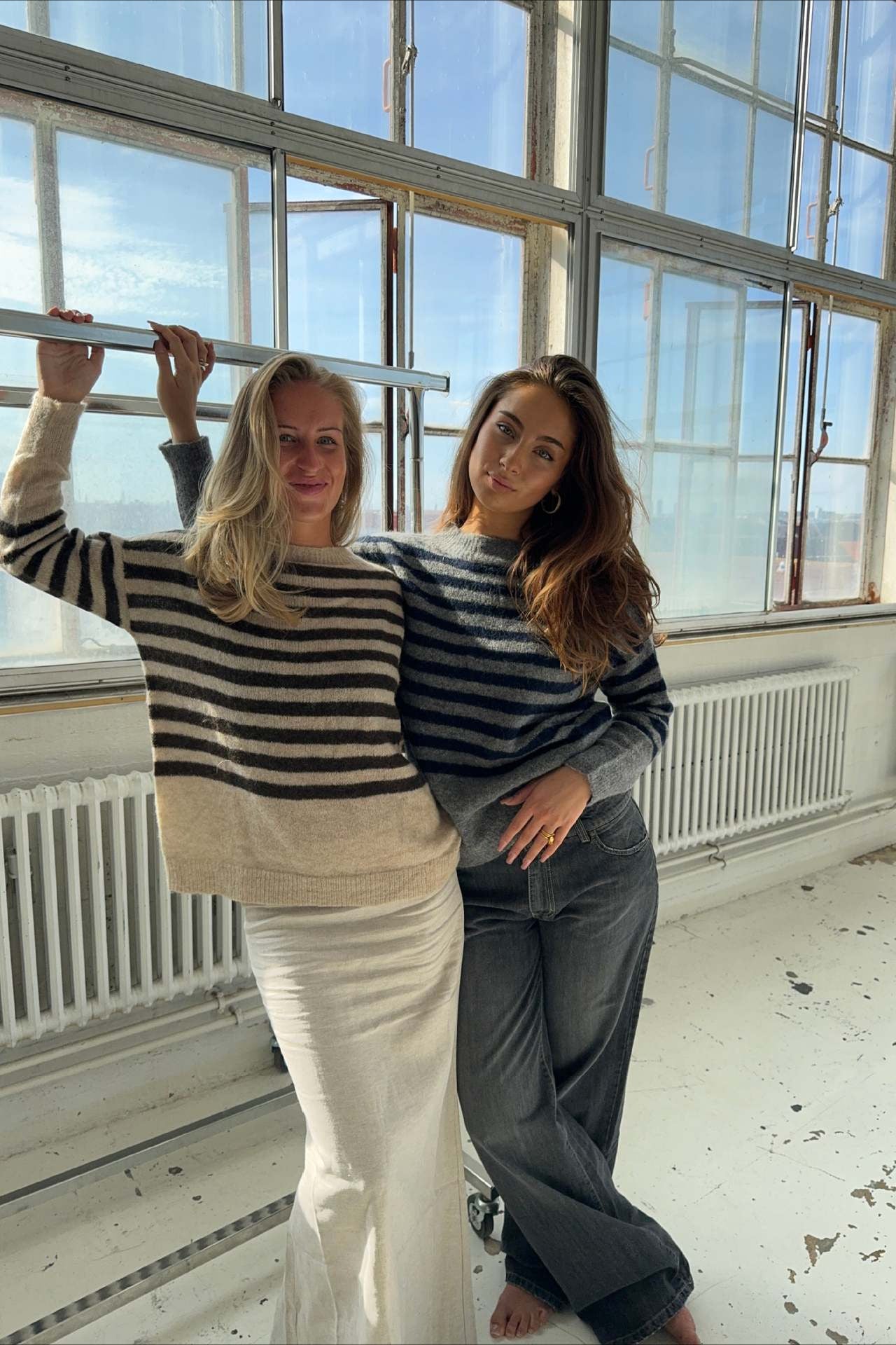 Striped Casual Chic Loose Slouchy Knit Sweater