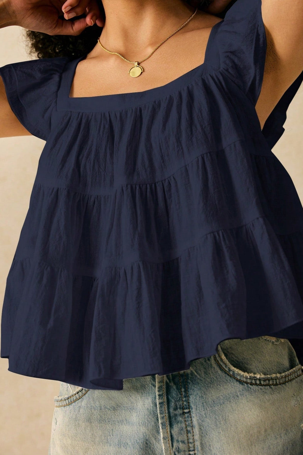 Loose Solid Sleeveless Vest Blouse