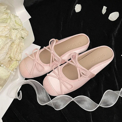New Spring Summer Butterfly Flat Ballet Slippers  Women's Shoes Retro Mary Jane Shoes Ballet Flats Women Zapatos Mujer