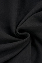 Double Button V Neck Fitted Blouse