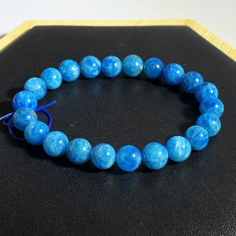 Natural Aquamarine Cat's Eye Moonlight Lucky Bracelet