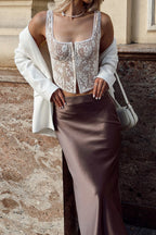 Lace Cami Top Sexy Elegant Sleeveless Cami Top