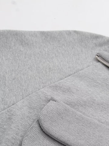 Spring Summer Women Clothing Stand Collar Loose Pockets Decorative Sweater