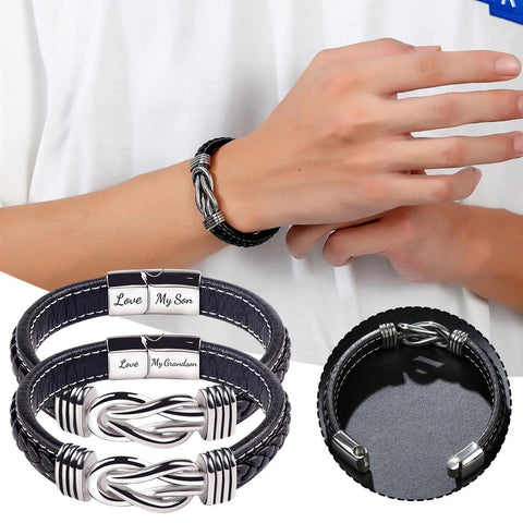 Pulsera Familiar Unida para Siempre - Para Hijo y Nieto 