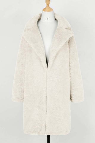 Cárdigan largo de invierno con solapa Chicindress (3 colores) 