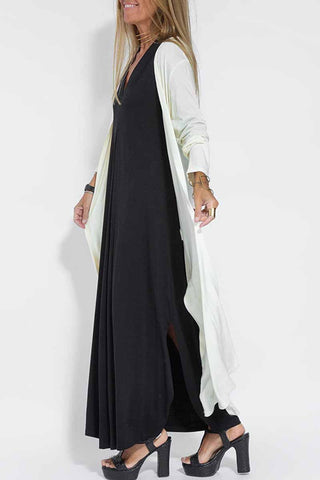 Street Solid – Oberbekleidung mit geschlitztem Cardigan-Kragen 