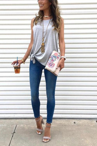 Camiseta informal con chaleco Meridress Gloomy