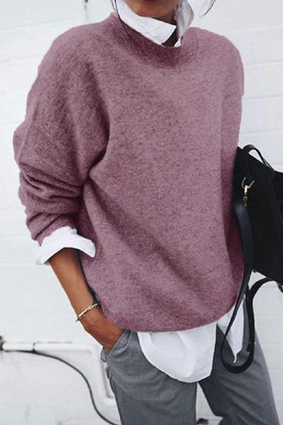 Suéter casual de dos piezas con solapa falsa Meridress