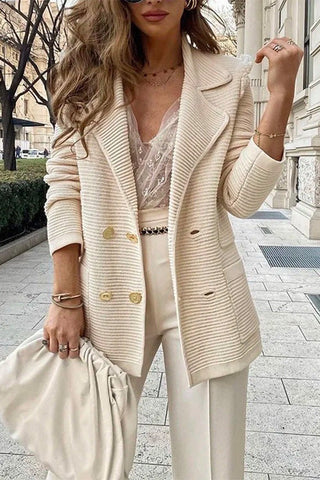 Meridress Fashion Reversknöpfe Strickjacken mit Taschen