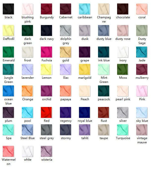 Dress fabric samples