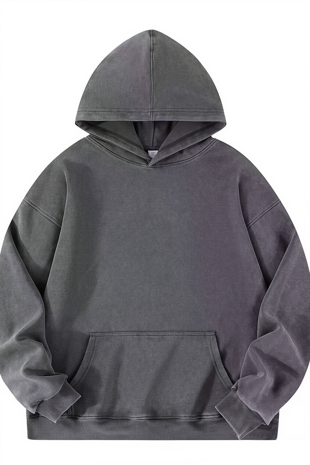 Retro Washed Oversized Pullover Hoodie