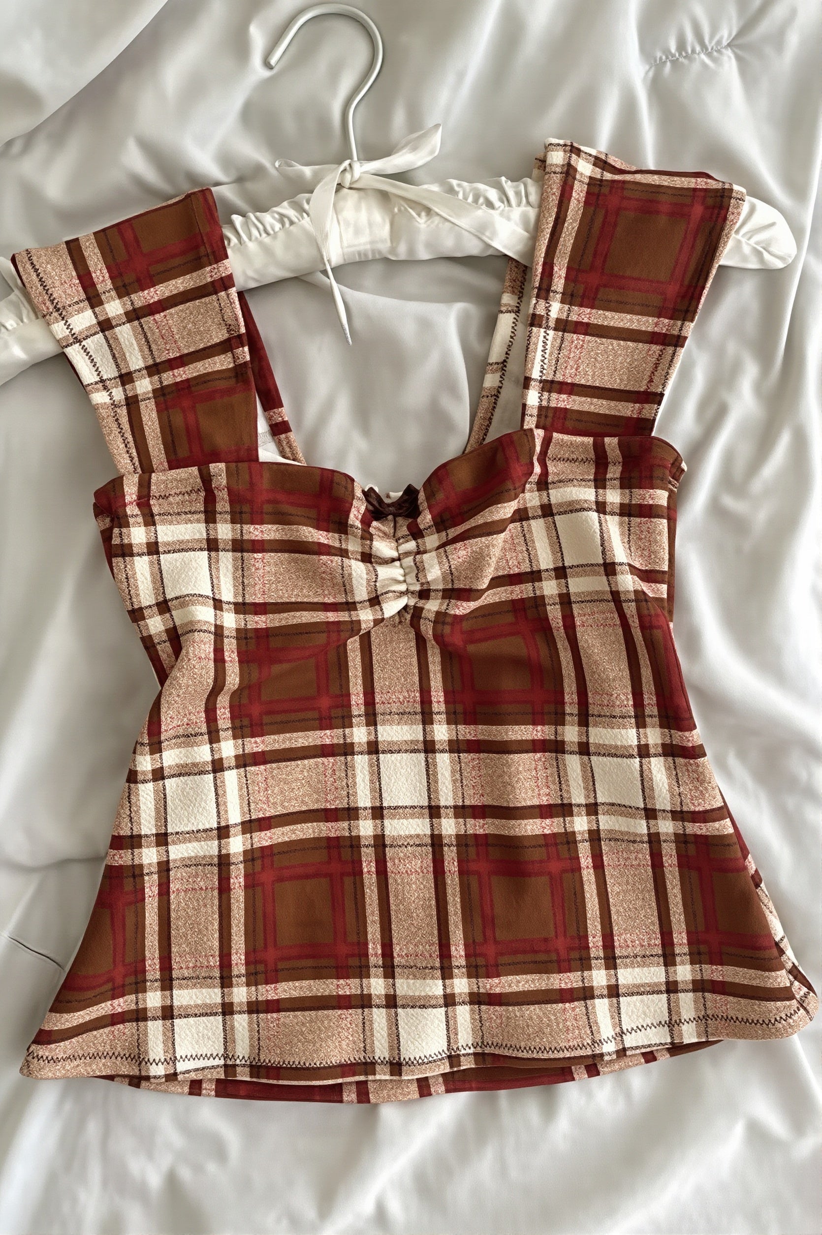 Fresh Striped Print Slim Tank Blouse