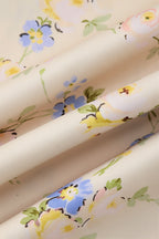 Chic Vintage Floral Cami Slim Fit Maxi Dress