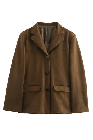 Blazer aus Wildleder 
