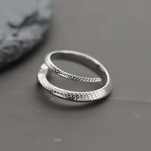 Sterling Silver Handmade Snake Ring