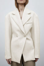 Vintage Double Lapel Loose Fit Blazer