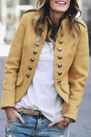 Meridress Sandra Blazeranzug mit Stehkragen, Knöpfen und Taschen