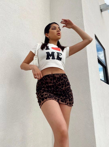 Peach Heart Letter Graphic Print round Neck Slim Fit Short Women T-shirt Summer Women Clothing