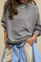 Oversized Crew Neck Hoodie