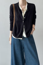 Color Block Layered Cardigan
