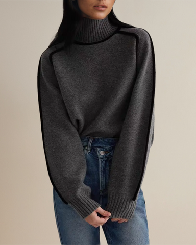 Julia - Suéter de cuello alto 