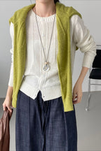Atmospheric Wool Knit Cardigan